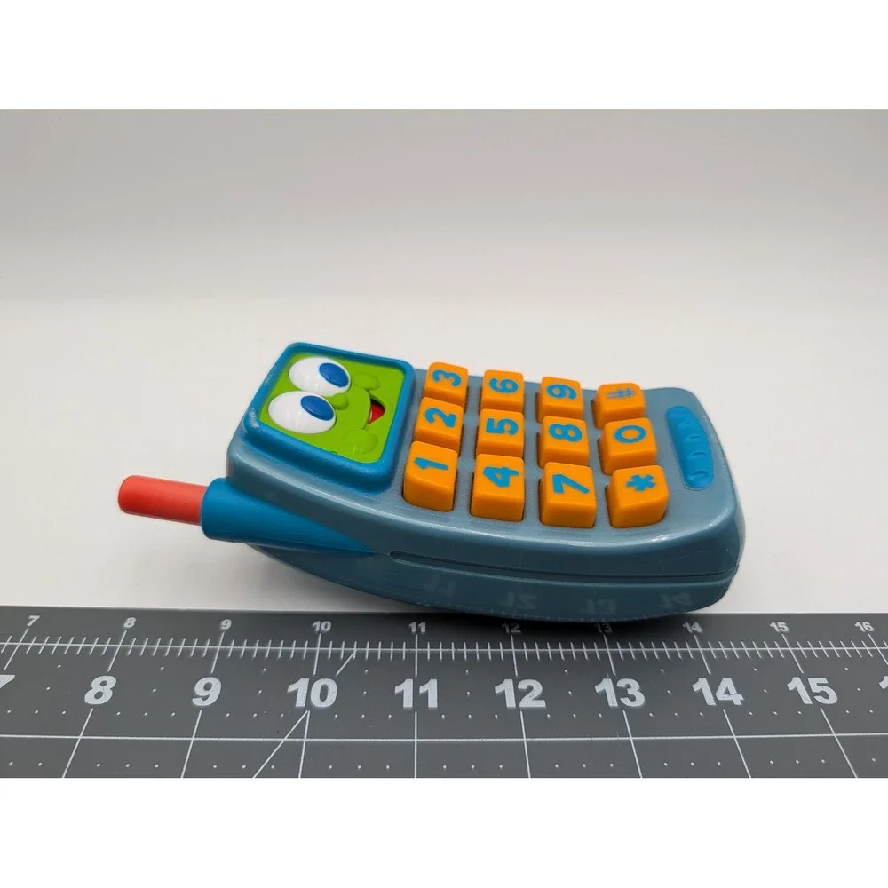Playskool Toy Cell Phone Cool Crew 2003 Hasbro Chunky Buttons Smiling Face